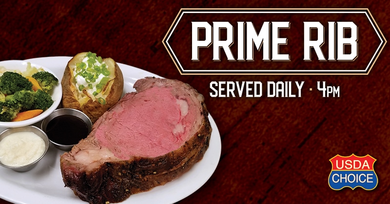 Baldinis Prime Rib Dinner