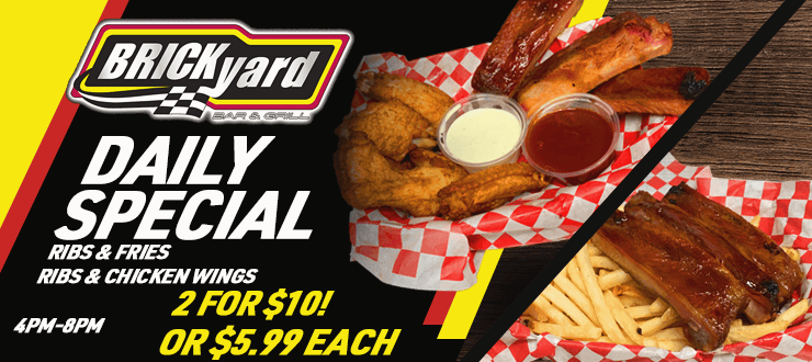 Brickyard Special Ribs Fries Ribs Chicken