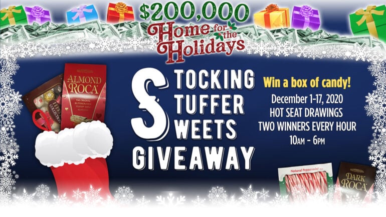 Stocking Stuffer Sweets Giveaway TV