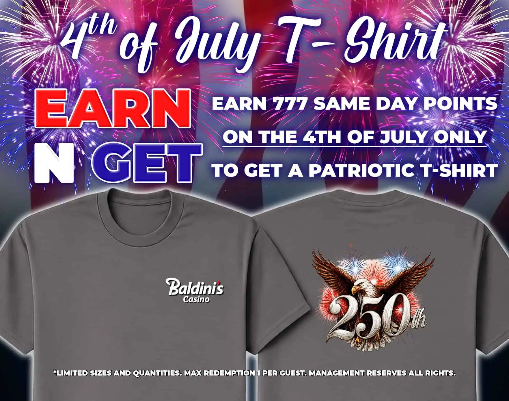 T Shirt Earn N Get Mailer