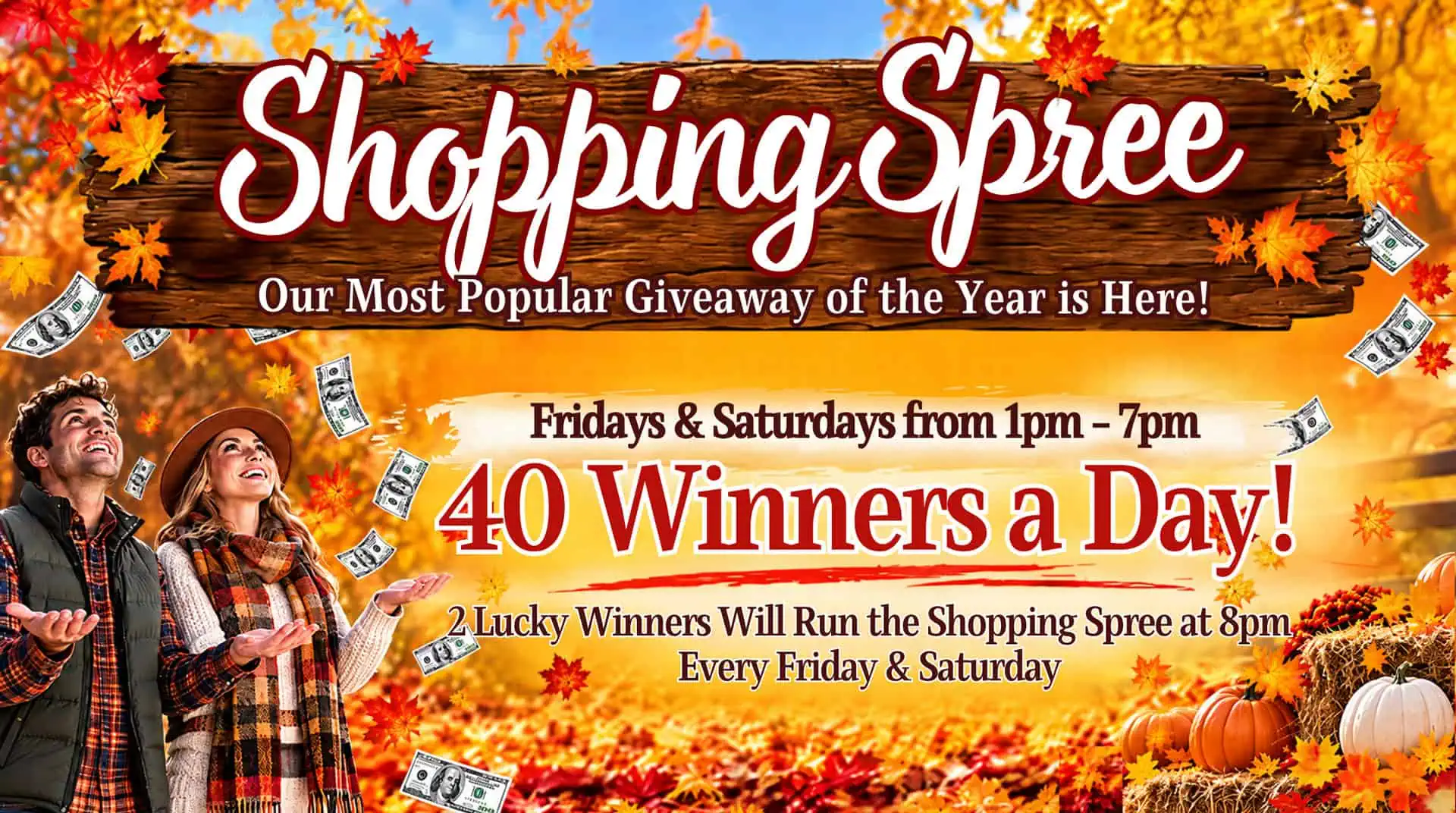 shopping spree header
